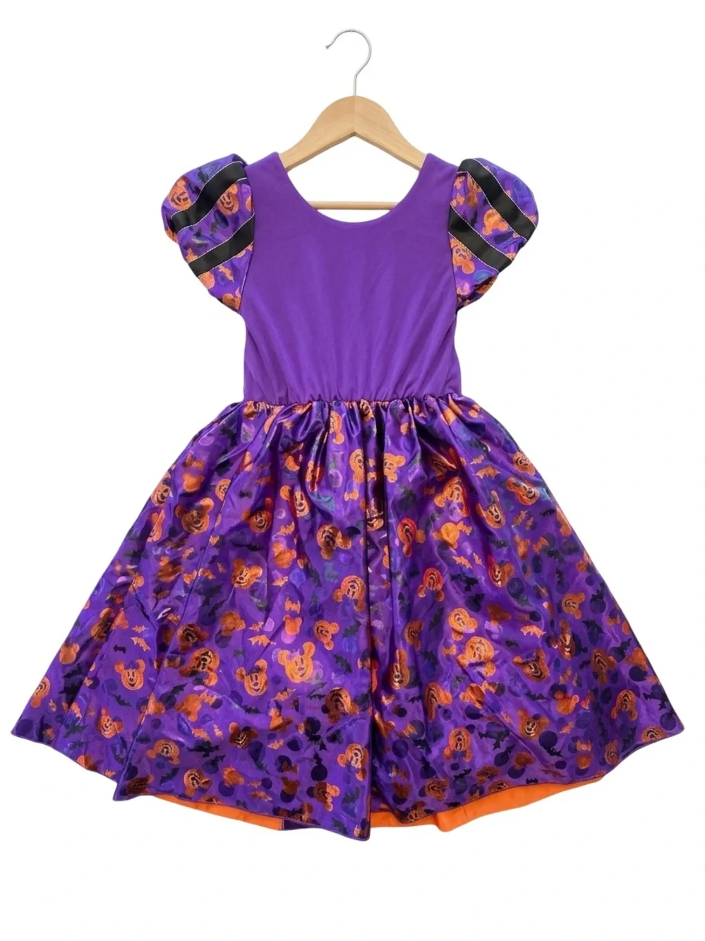 Disney Store Minnie Mouse Witch Costume Dress kids girls 9/10 Halloween Pumpkin